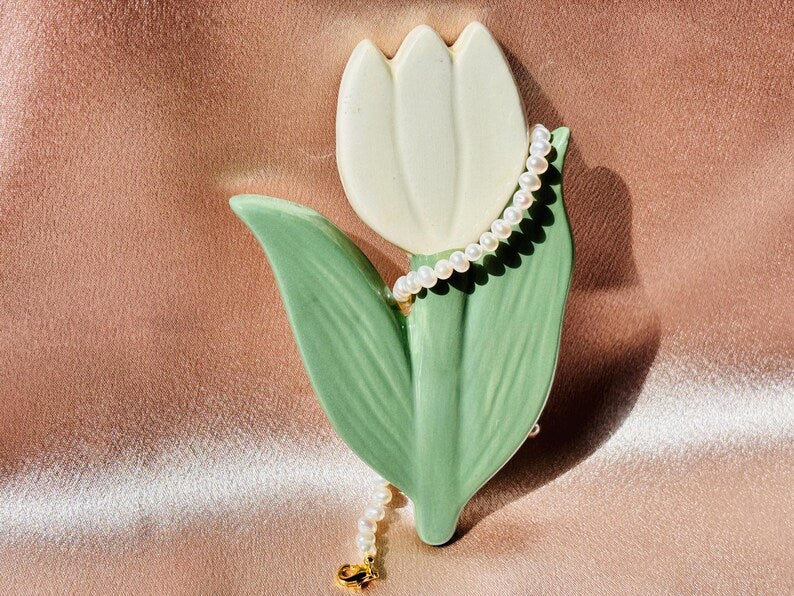 Natural Freshwater Pearl Bracelet 18K Gold Plated Clasp Adjustable Dainty Jewelry