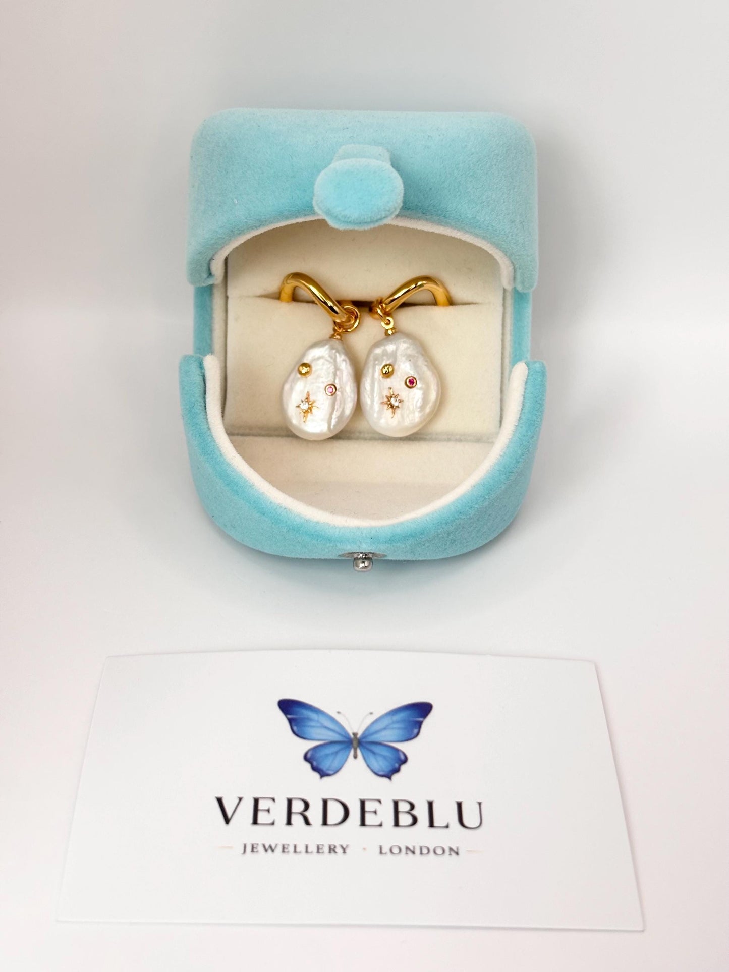 Baroque Pearl Drop Earrings – Gold Plated, Detachable Pendant, Convertible Jewelry, Statement Gift for Her